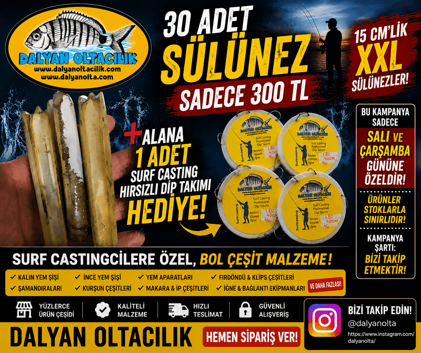 8LiveLugworm.com.tr | Canlı Lugworm (Çin Kurdu) ve Surf Casting Yemleri